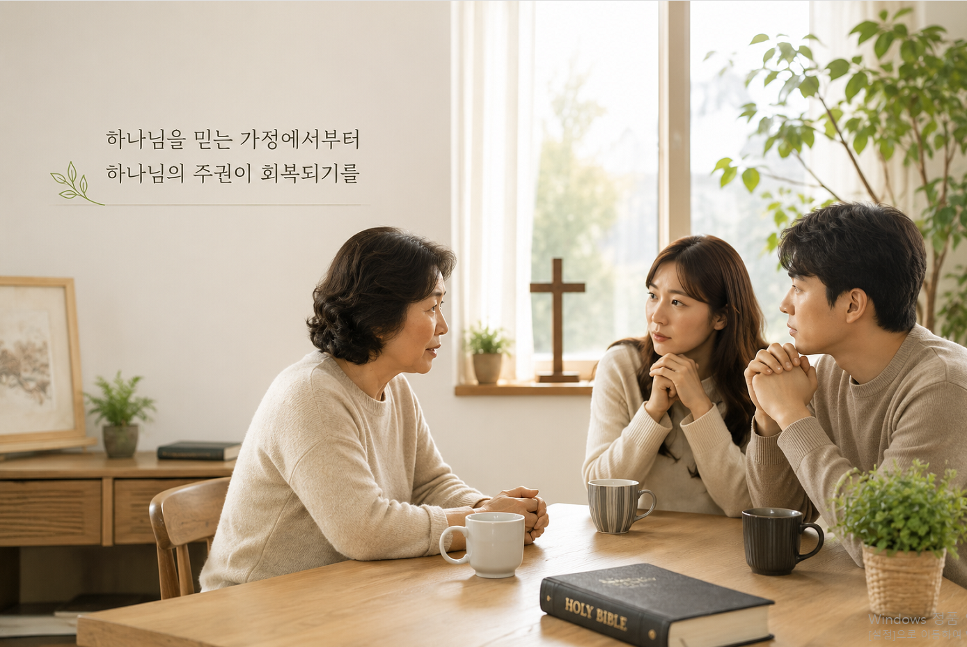 하나님을 믿는 가정에서부터