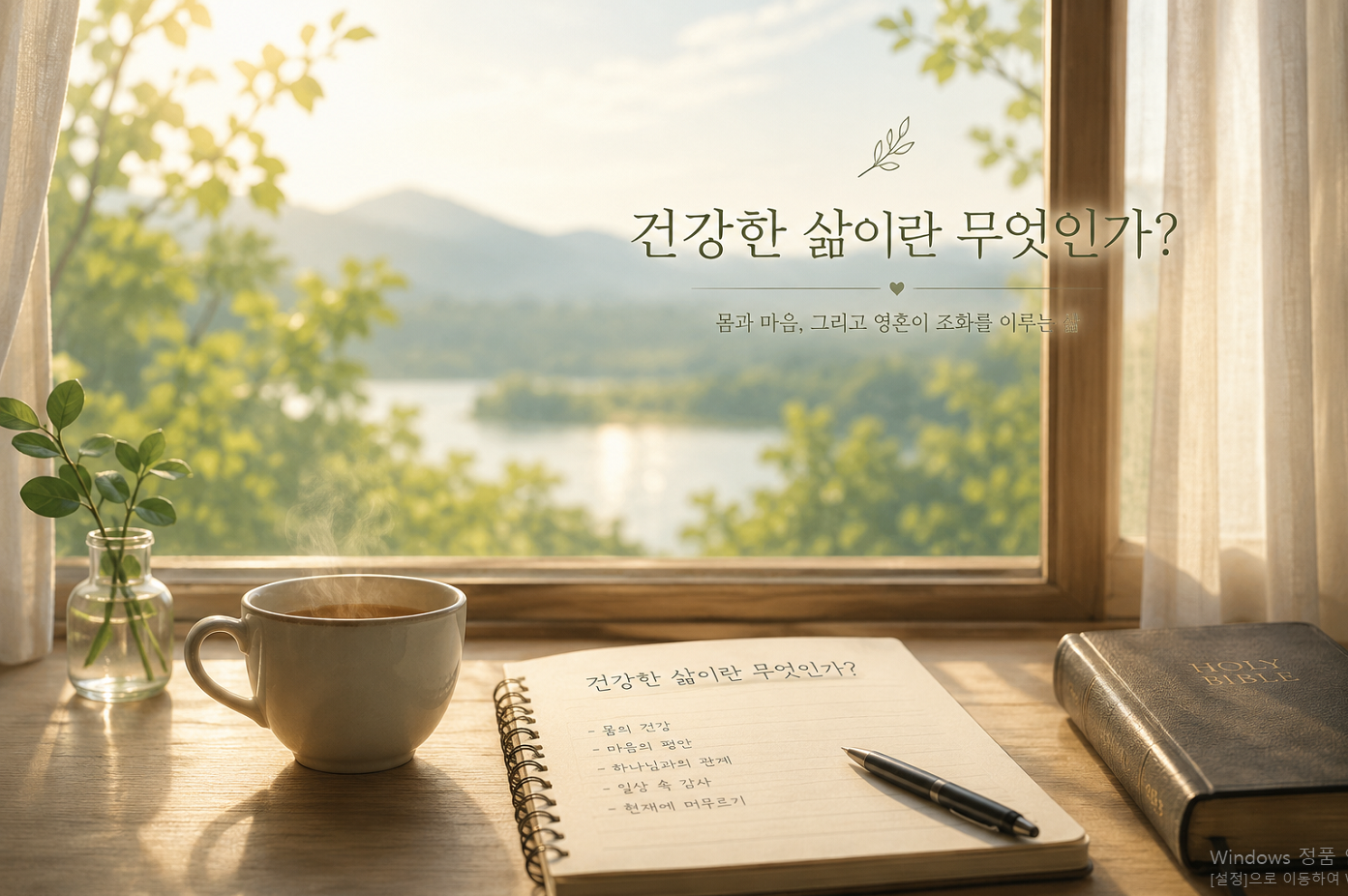 “건강한 삶이란 무엇인가?”