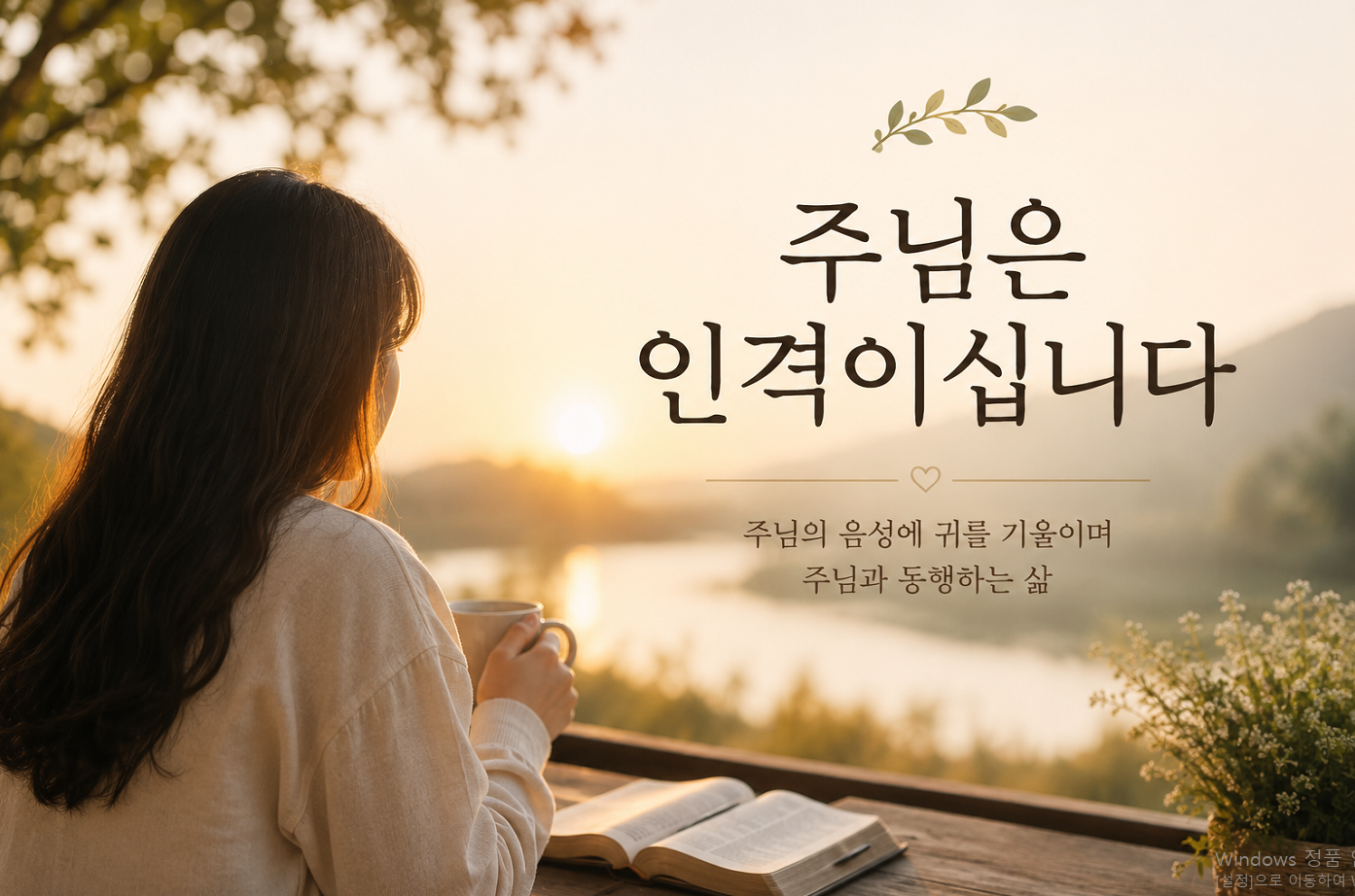 주님은 인격이십니다